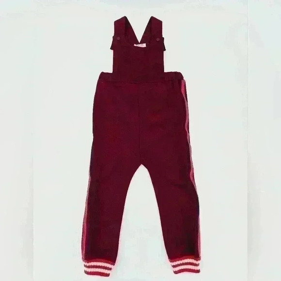 gucci kids overalls size 36M Burgundy  (32 Inch Lengh -11 Inch Waist Stretch) 3T - Picture 1 of 14